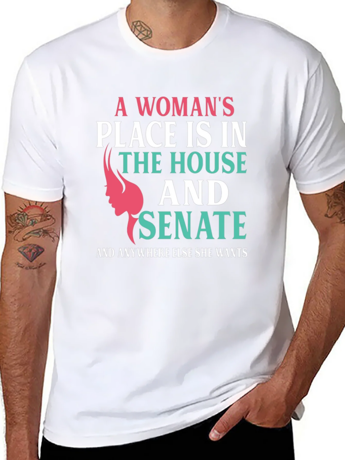 Feminist Statement T-Shirt - House and Senate Tee product image 7