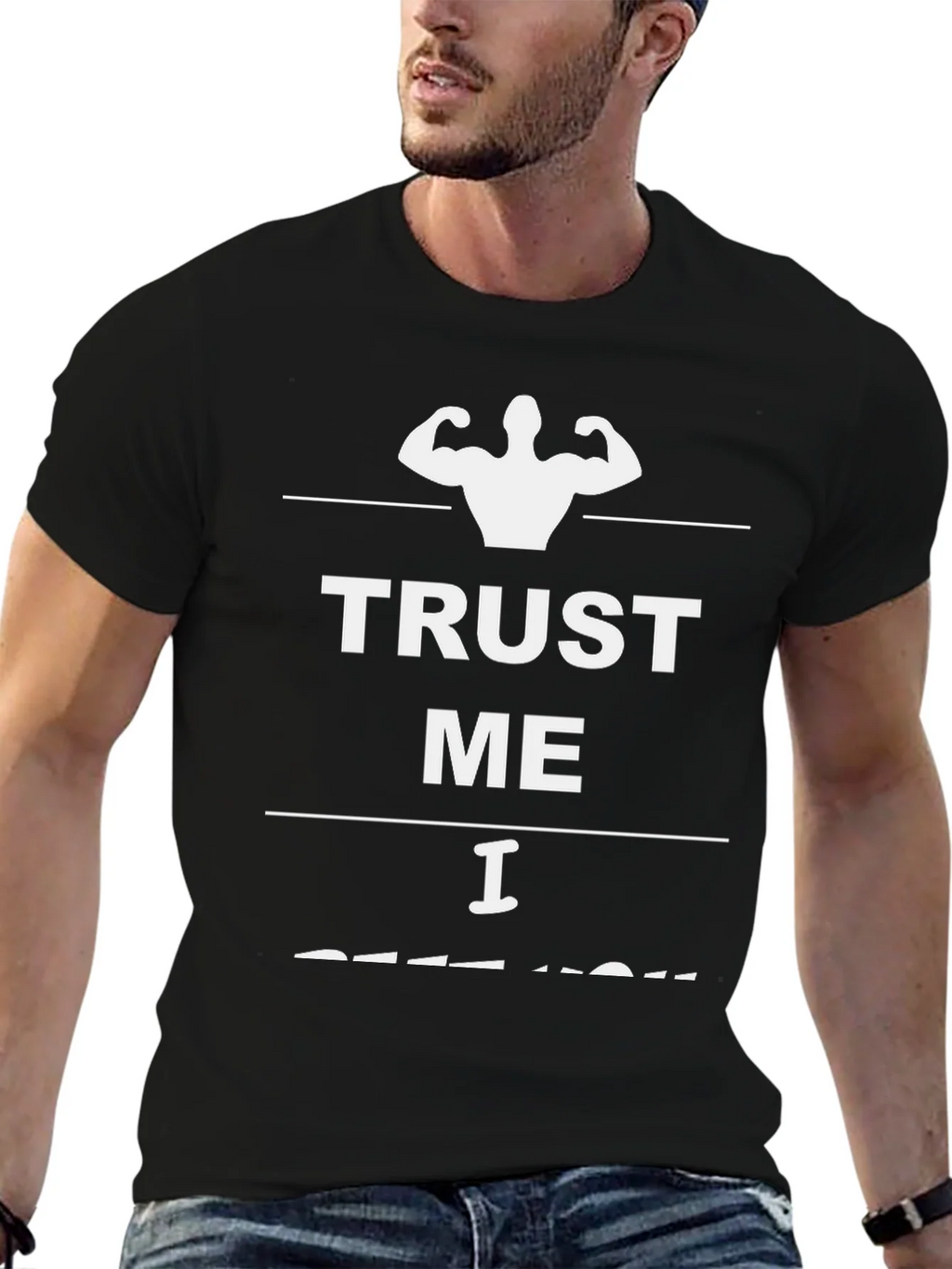 Trust Me I Lift Bro Black T-Shirt product image 6