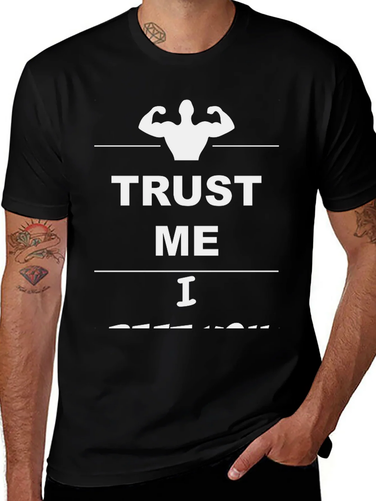 Trust Me I Lift Bro Black T-Shirt product image 1