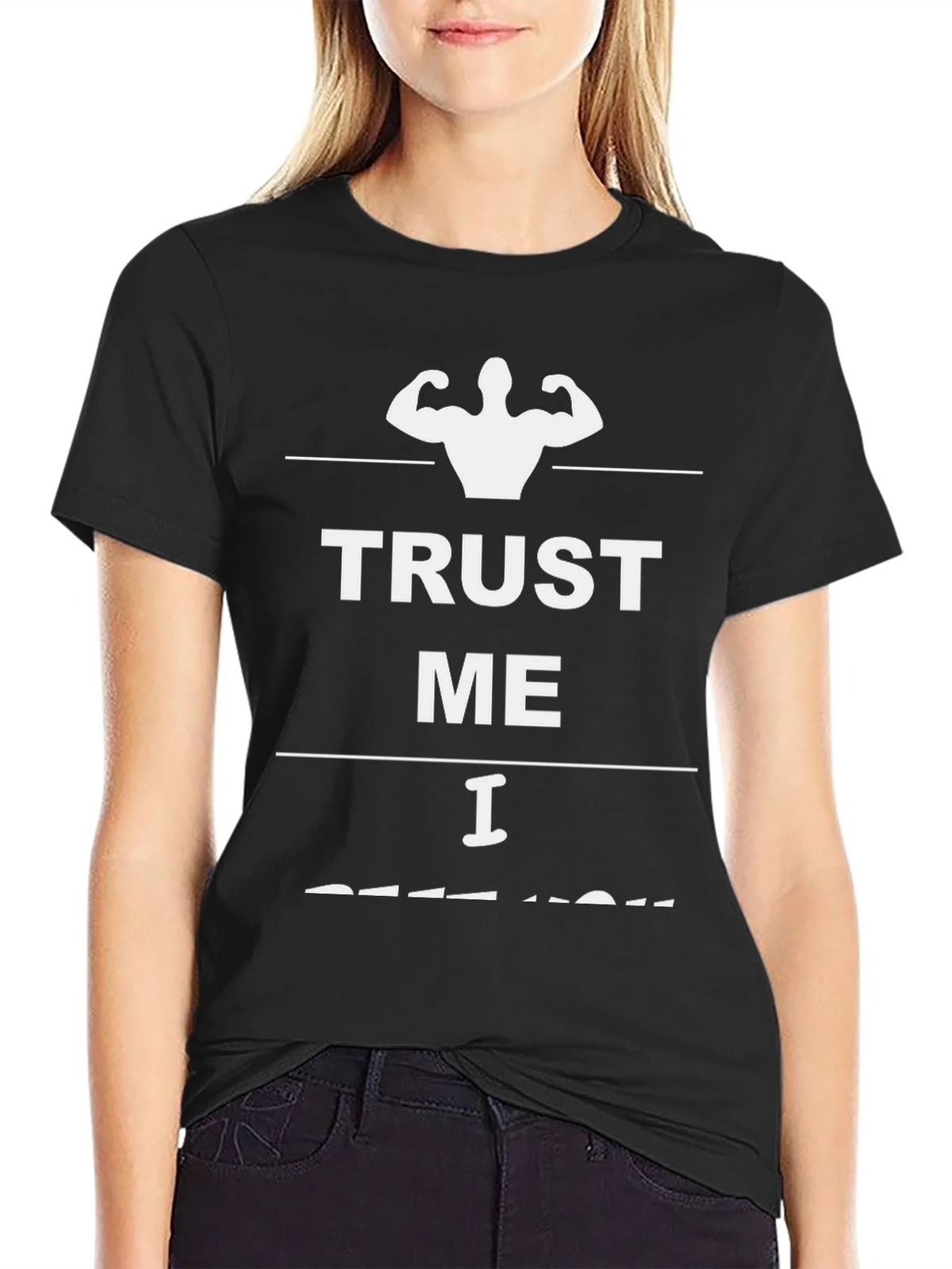 Trust Me I Lift Bro Black T-Shirt product image 2