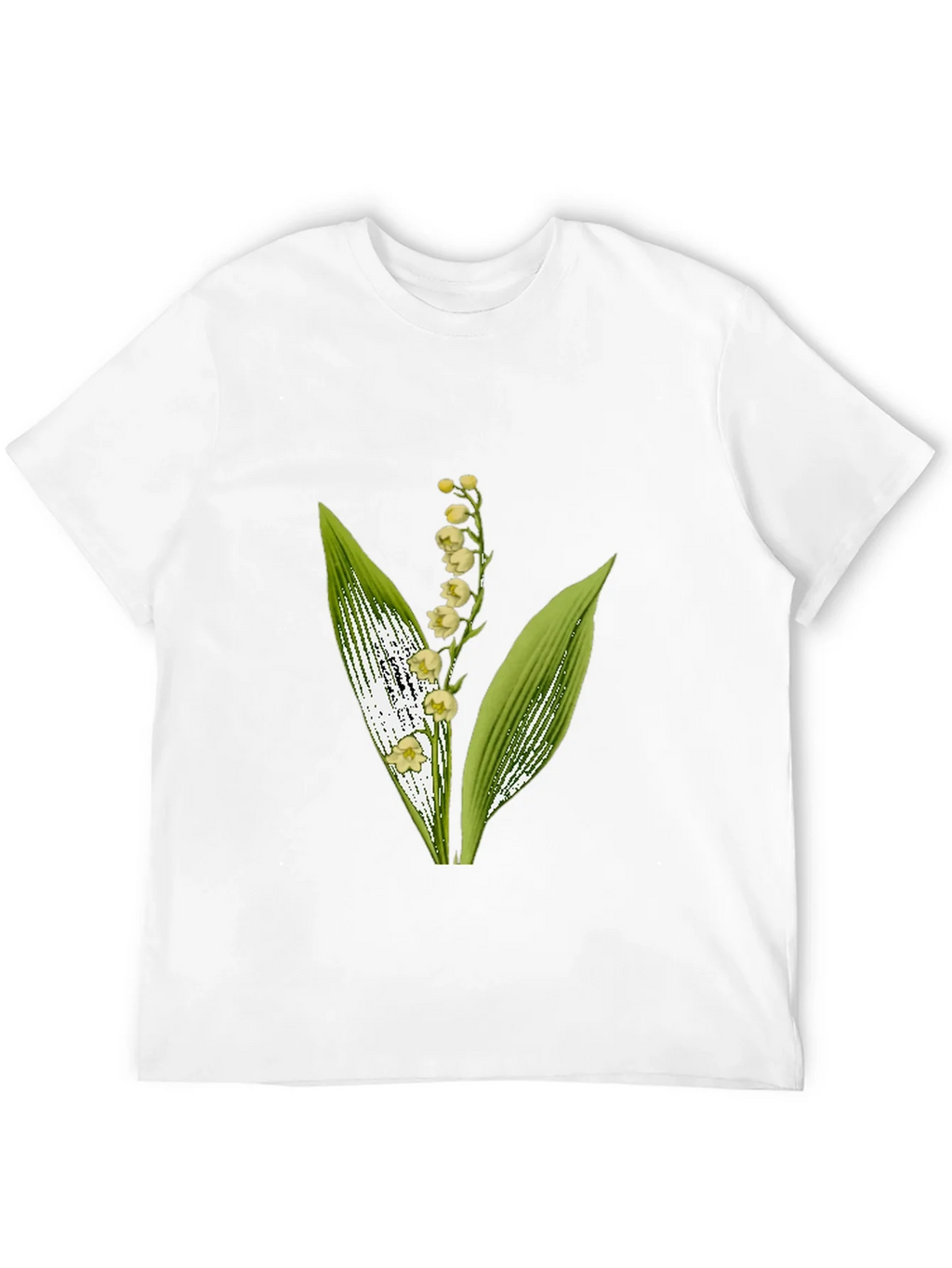 Lily of the Valley Graphic Black T-Shirt product image 11