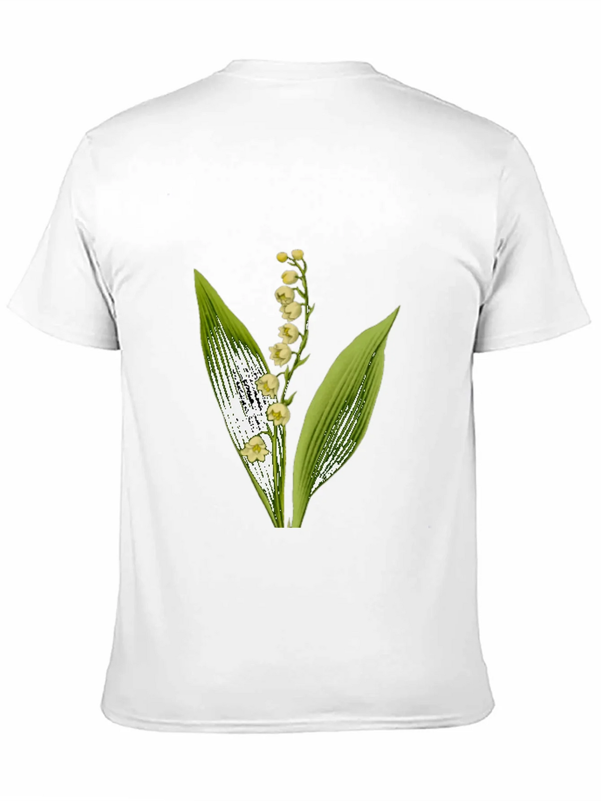 Lily of the Valley Graphic Black T-Shirt product image 10
