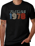 Vintage 1978 Graphic Tee - Retro Birthday T-Shirt product image 1