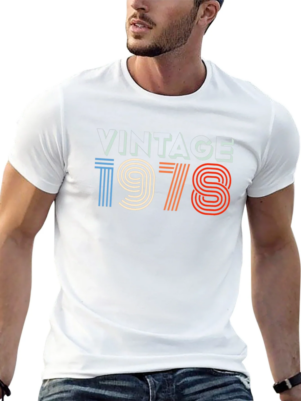 Vintage 1978 Graphic Tee - Retro Birthday T-Shirt product image 12