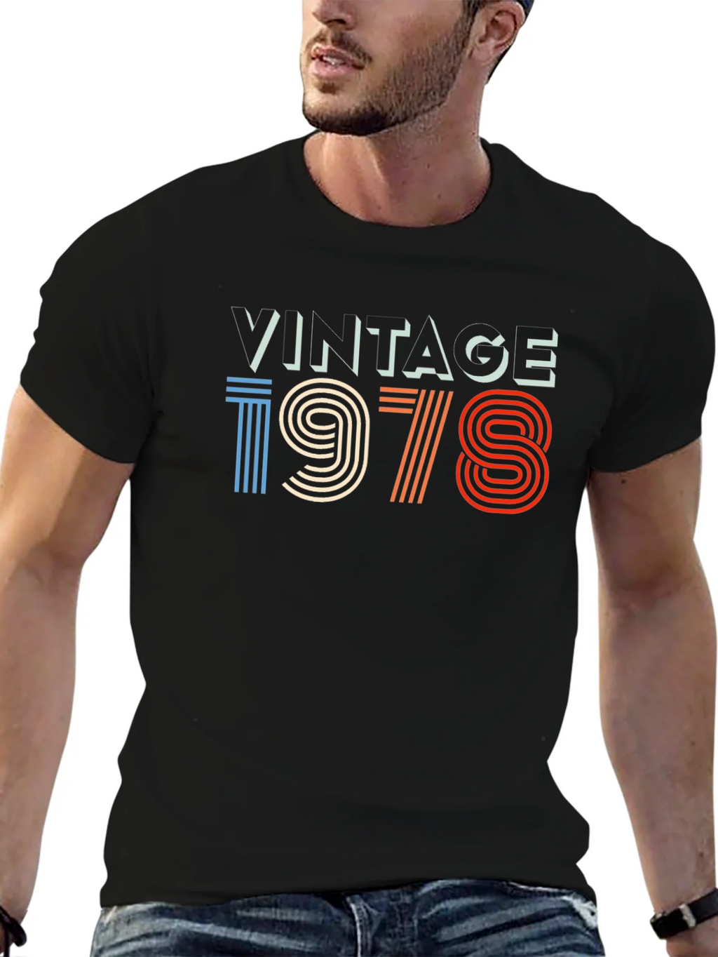 Vintage 1978 Graphic Tee - Retro Birthday T-Shirt product image 6
