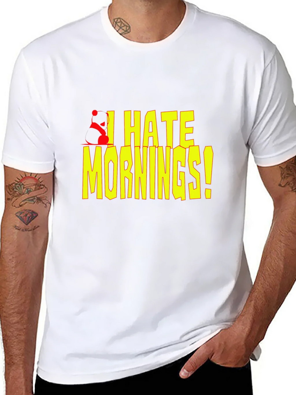 I Hate Mornings! Graphic T-Shirt product image 7