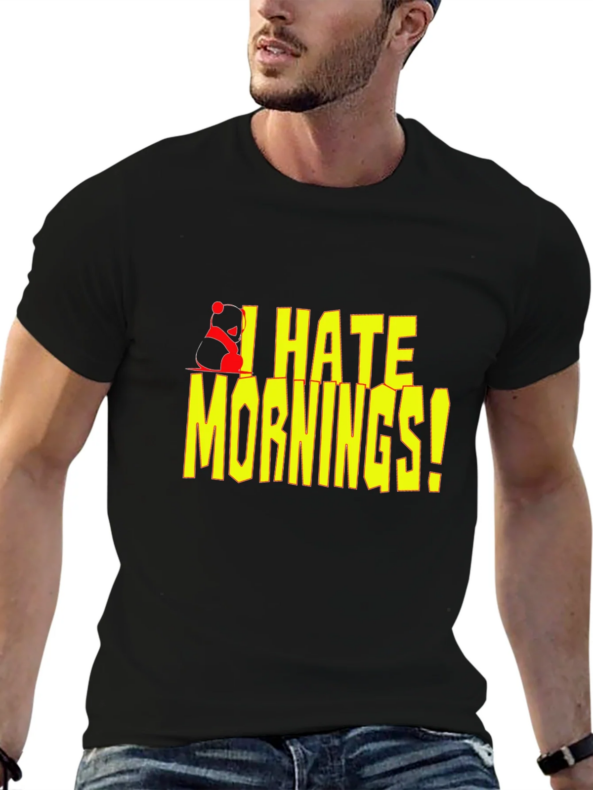 I Hate Mornings! Graphic T-Shirt product image 6