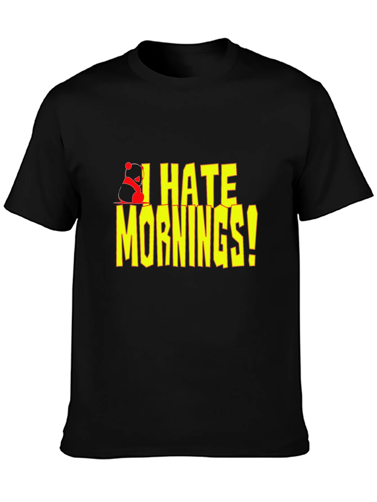 I Hate Mornings! Graphic T-Shirt product image 3