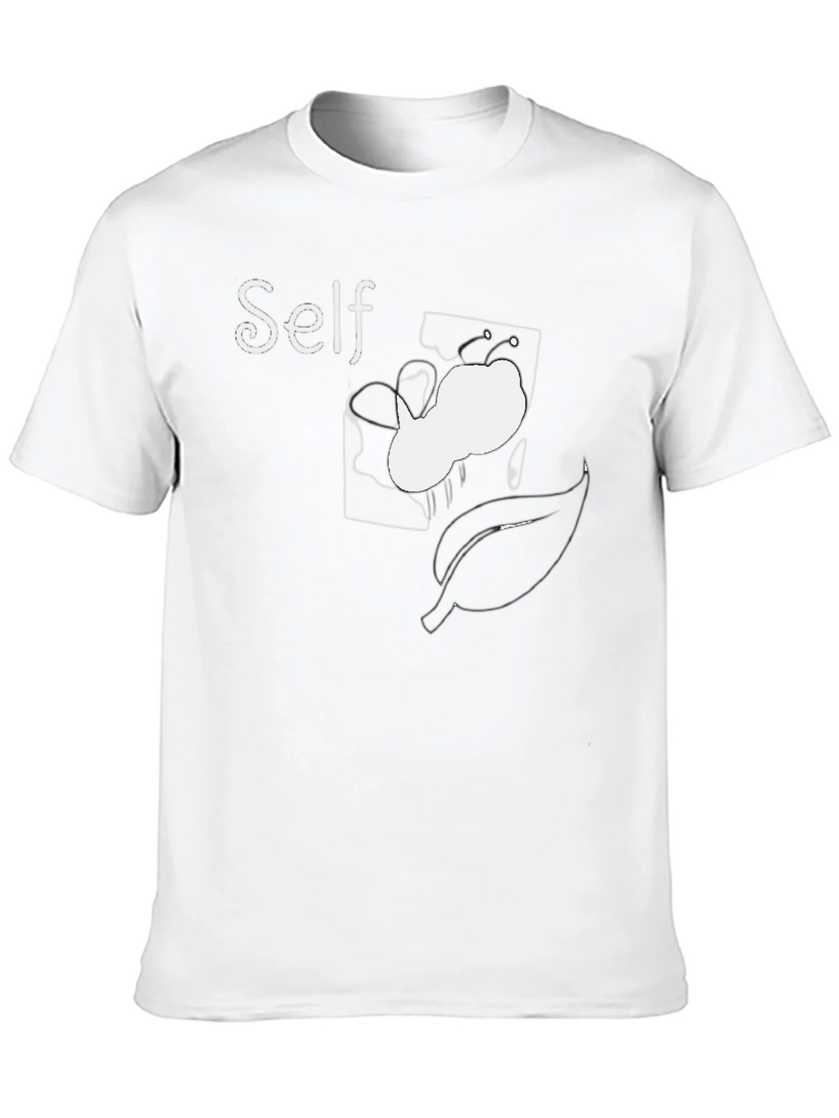 Self Butterfly Graphic Tee - Black Cotton Comfort Fit product image 9
