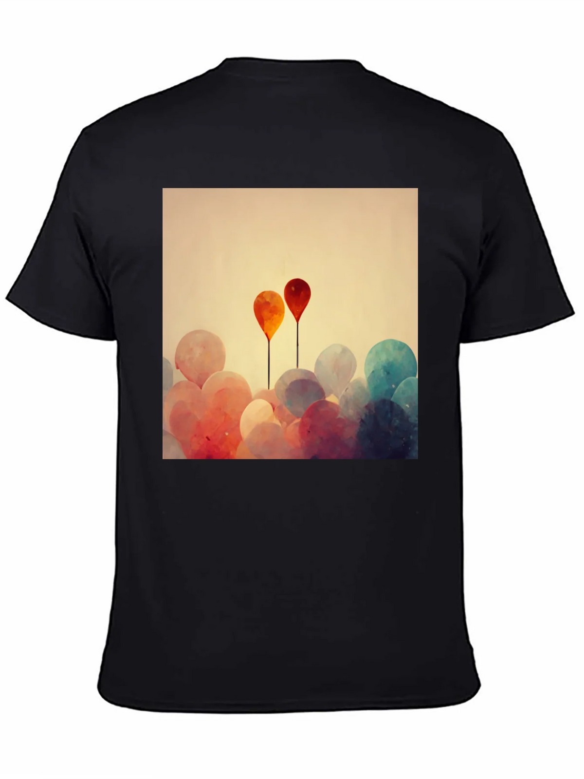 Balloon Art Graphic Tee - Modern Abstract Design product image 4