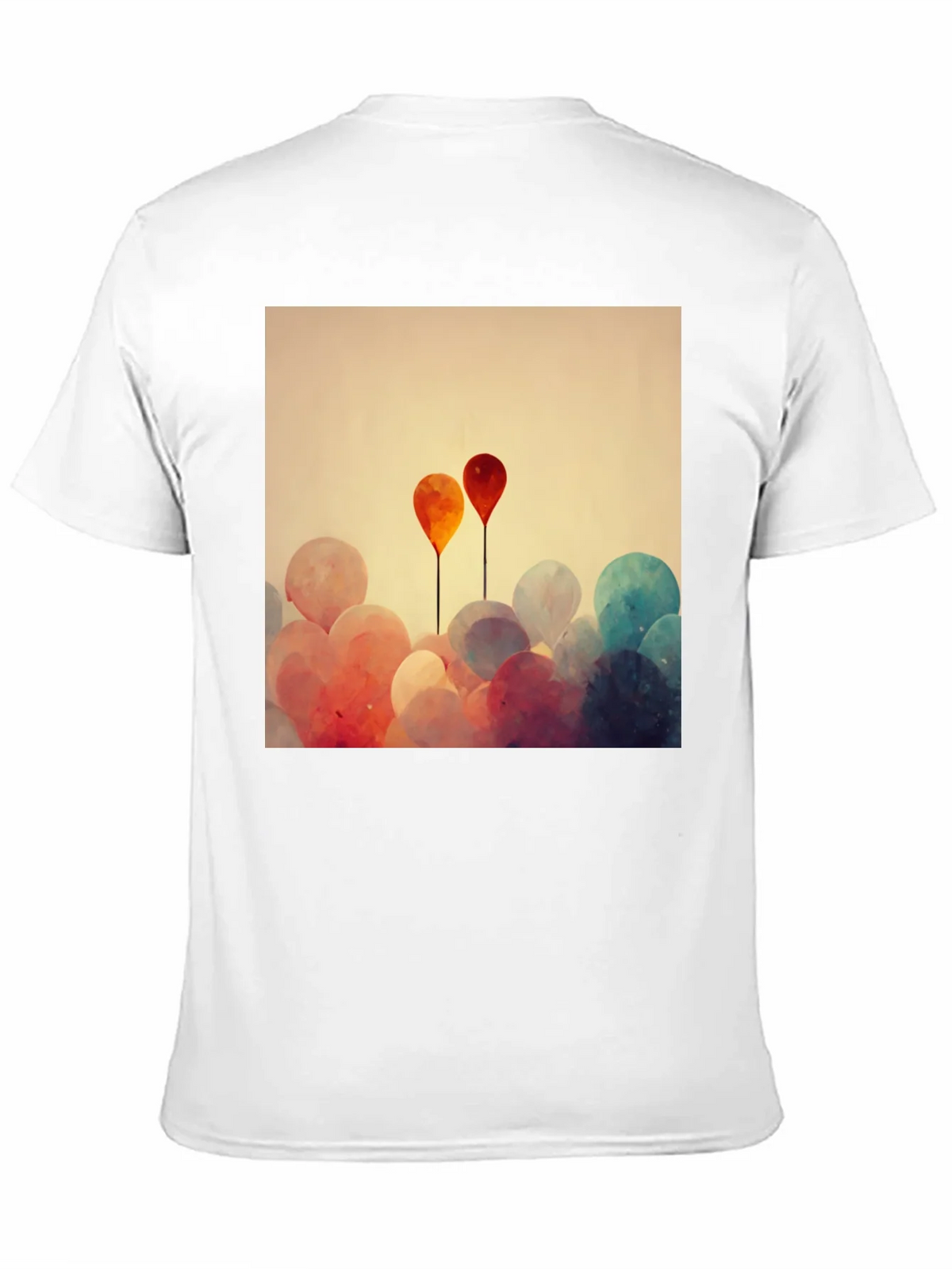 Balloon Art Graphic Tee - Modern Abstract Design product image 10