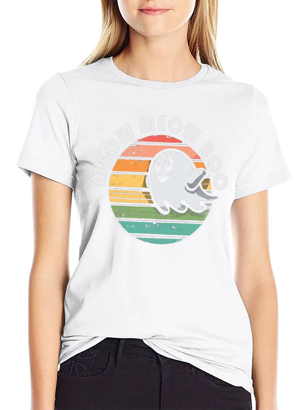 Meow Boo Ghost Tee product image 8
