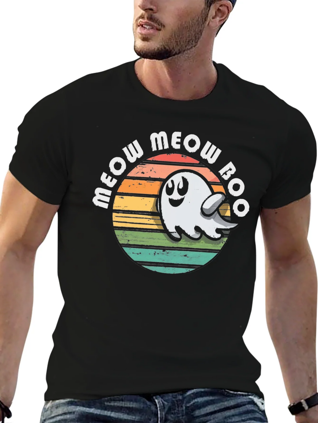 Meow Boo Ghost Tee product image 6