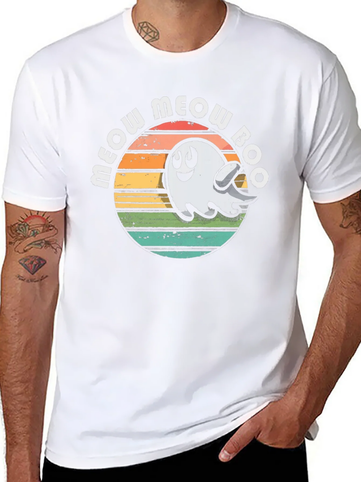 Meow Boo Ghost Tee product image 7
