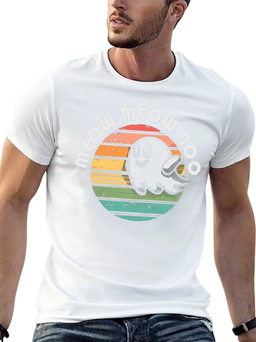 Meow Boo Ghost Tee product image 12