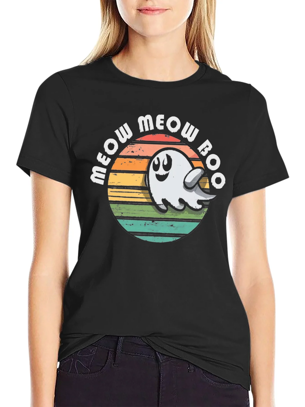 Meow Boo Ghost Tee product image 2