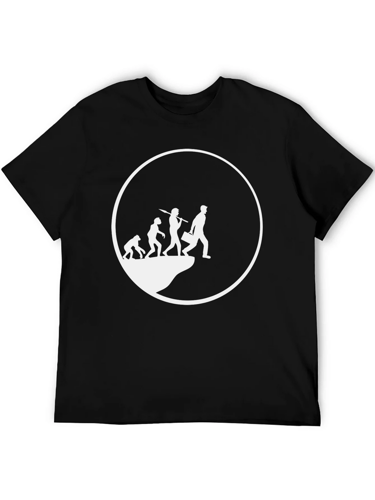 Evolution of Man T-Shirt - Black product image 4