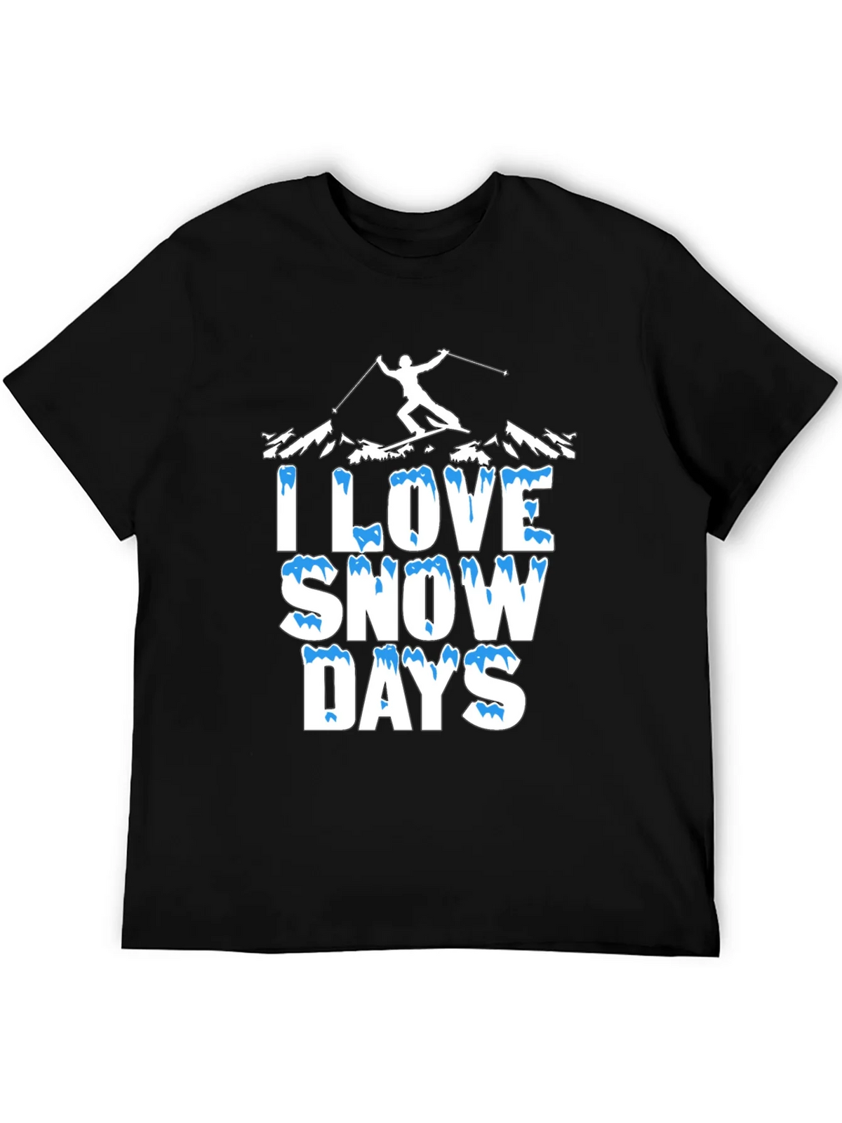 I Love Snow Days Graphic T-Shirt product image 5