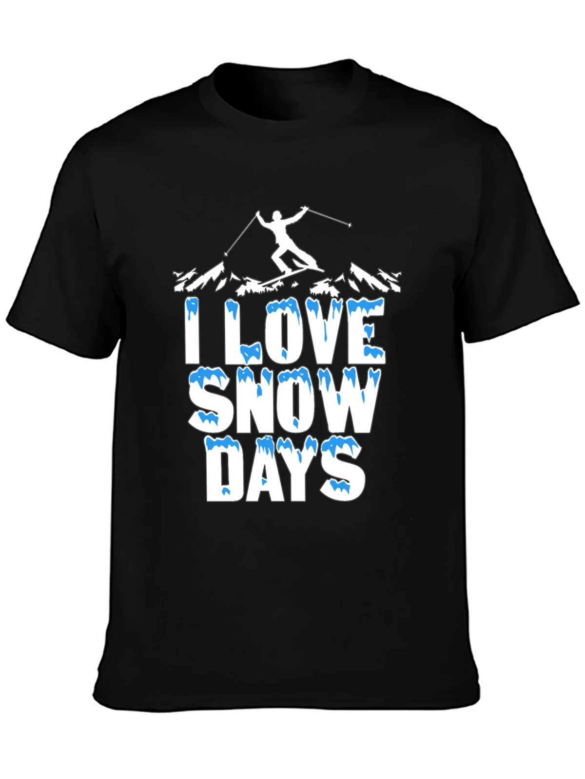 I Love Snow Days Graphic T-Shirt product image 3