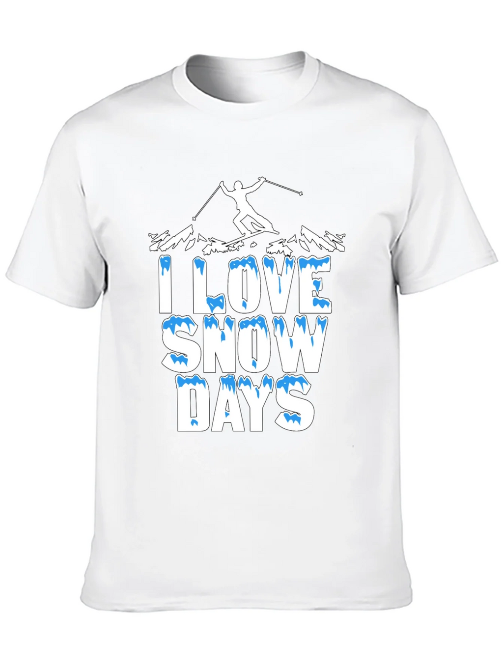 I Love Snow Days Graphic T-Shirt product image 9