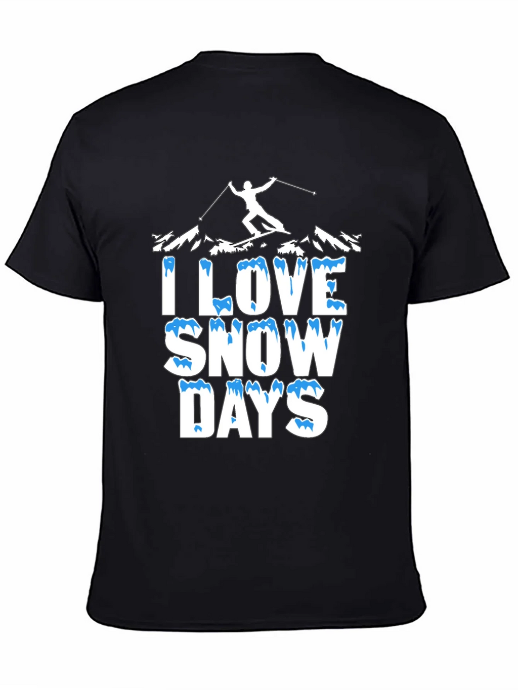 I Love Snow Days Graphic T-Shirt product image 4