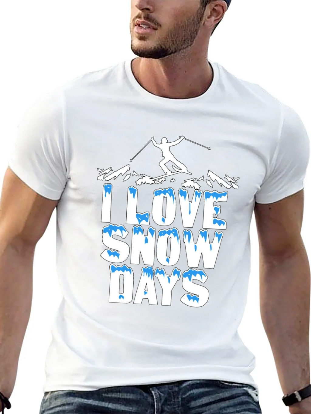 I Love Snow Days Graphic T-Shirt product image 12