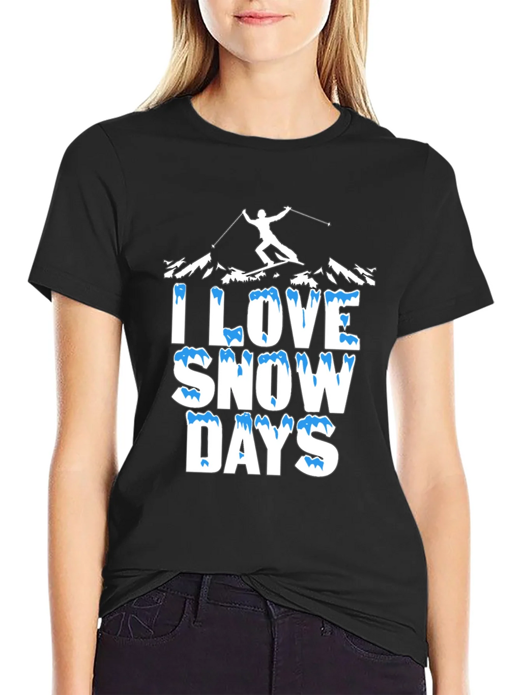 I Love Snow Days Graphic T-Shirt product image 2