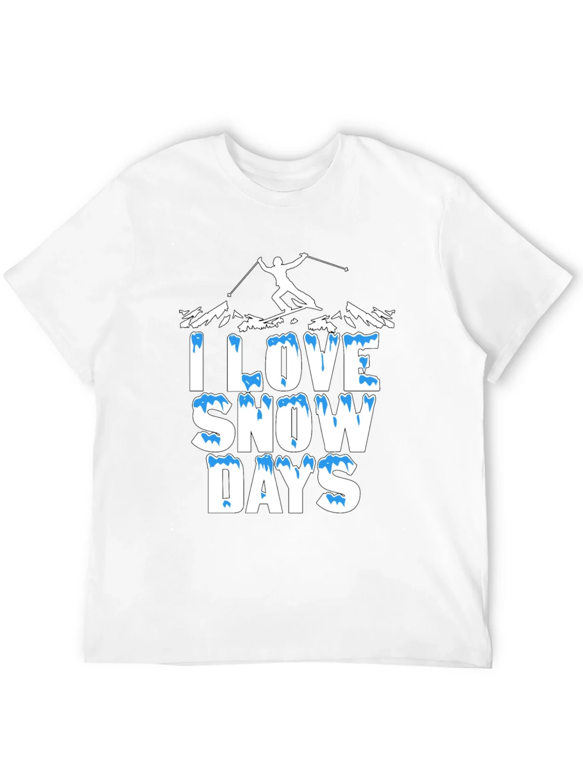 I Love Snow Days Graphic T-Shirt product image 11