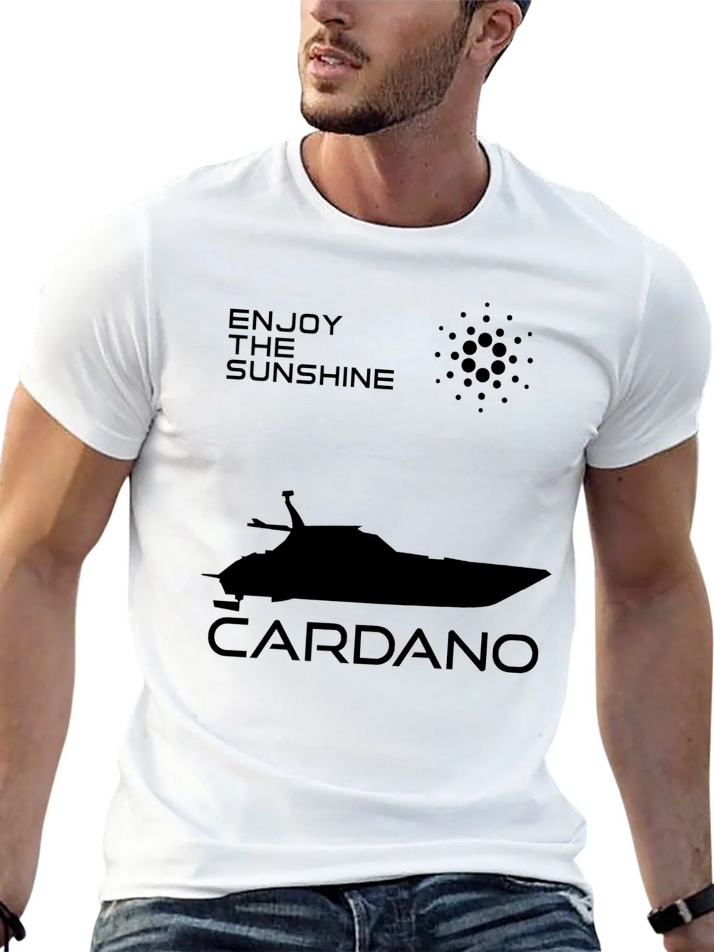 Enjoy The Sunshine Cardano Boat T-Shirt product image 12