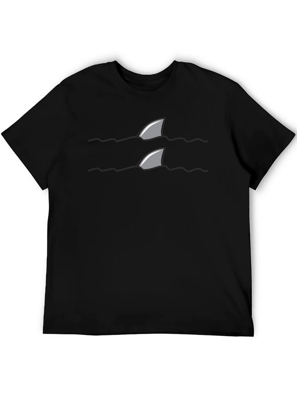 Shark Fin Tee - Danger Below Novelty T-Shirt product image 5