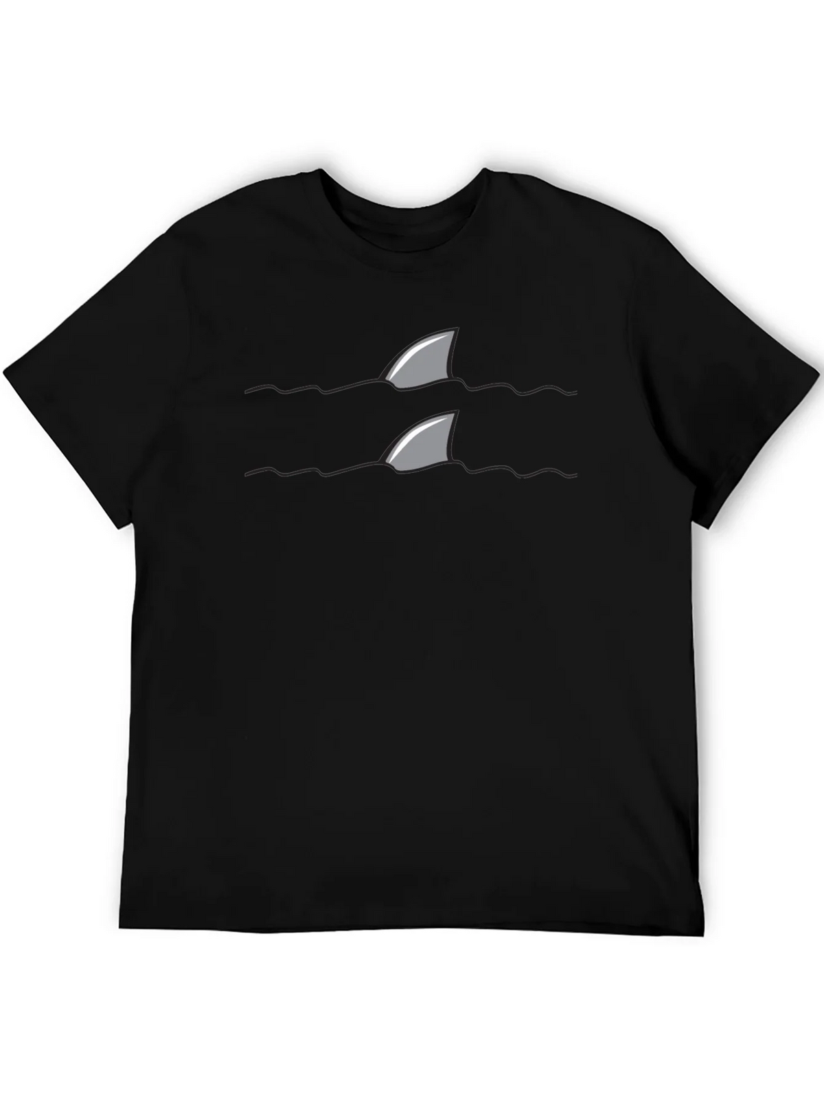 Shark Fin Tee - Danger Below Novelty T-Shirt product image 5