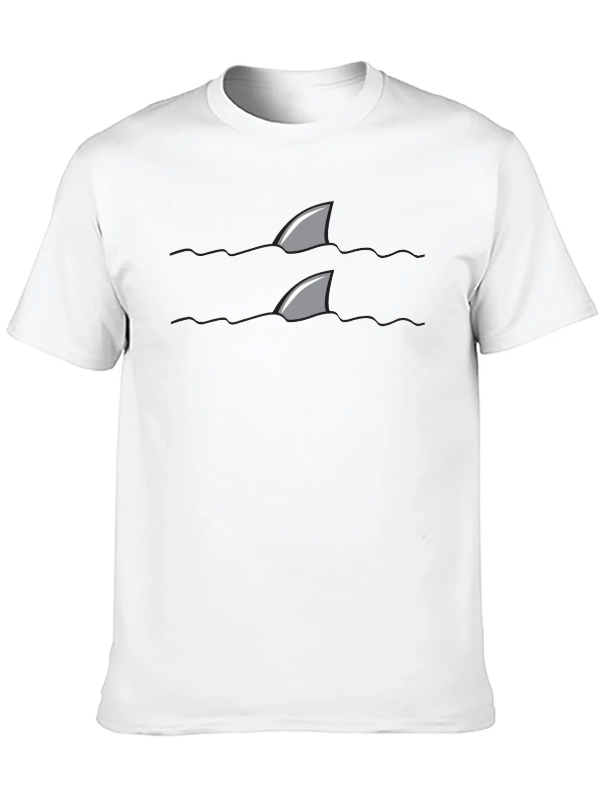Shark Fin Tee - Danger Below Novelty T-Shirt product image 9