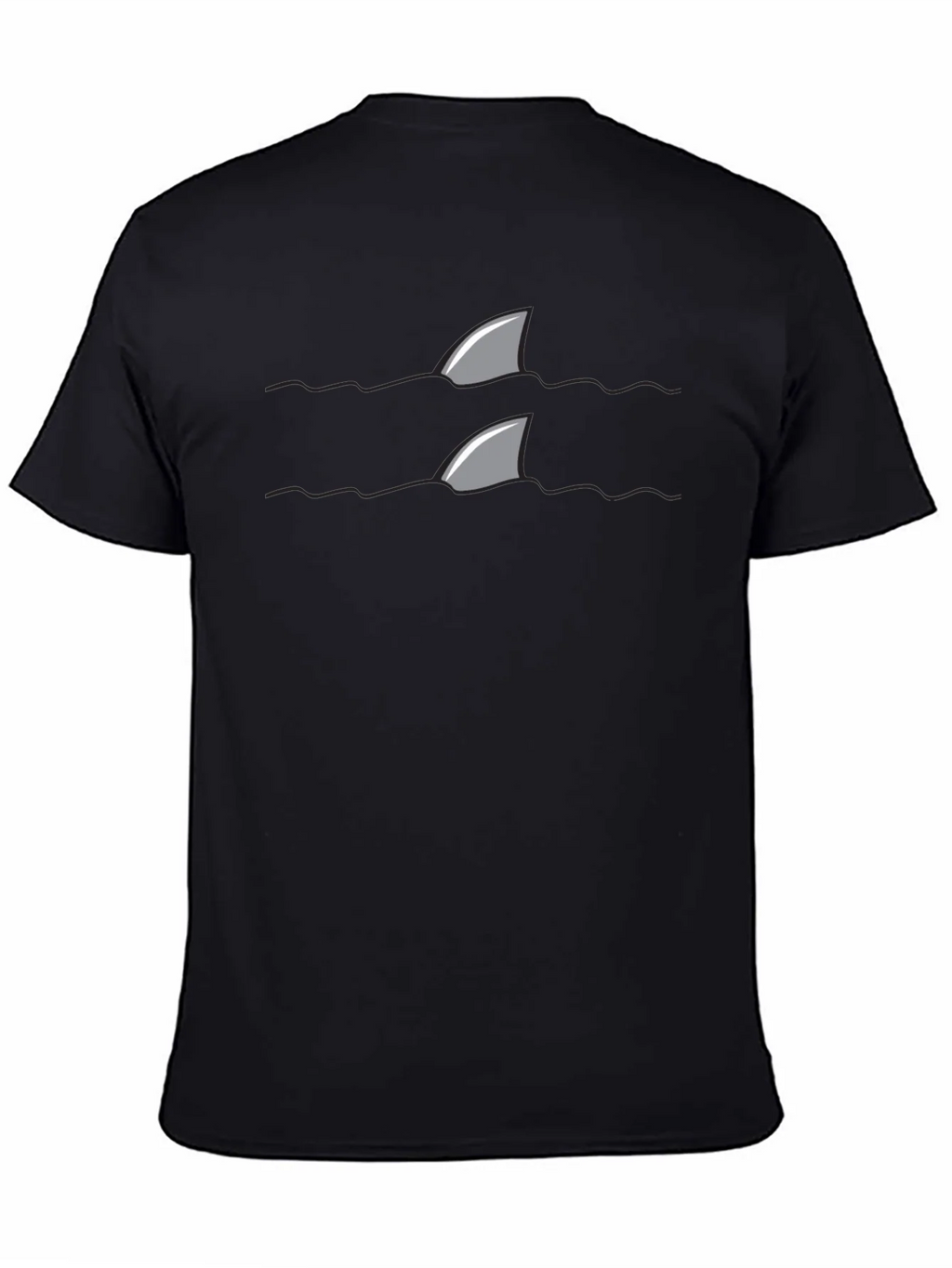 Shark Fin Tee - Danger Below Novelty T-Shirt product image 4