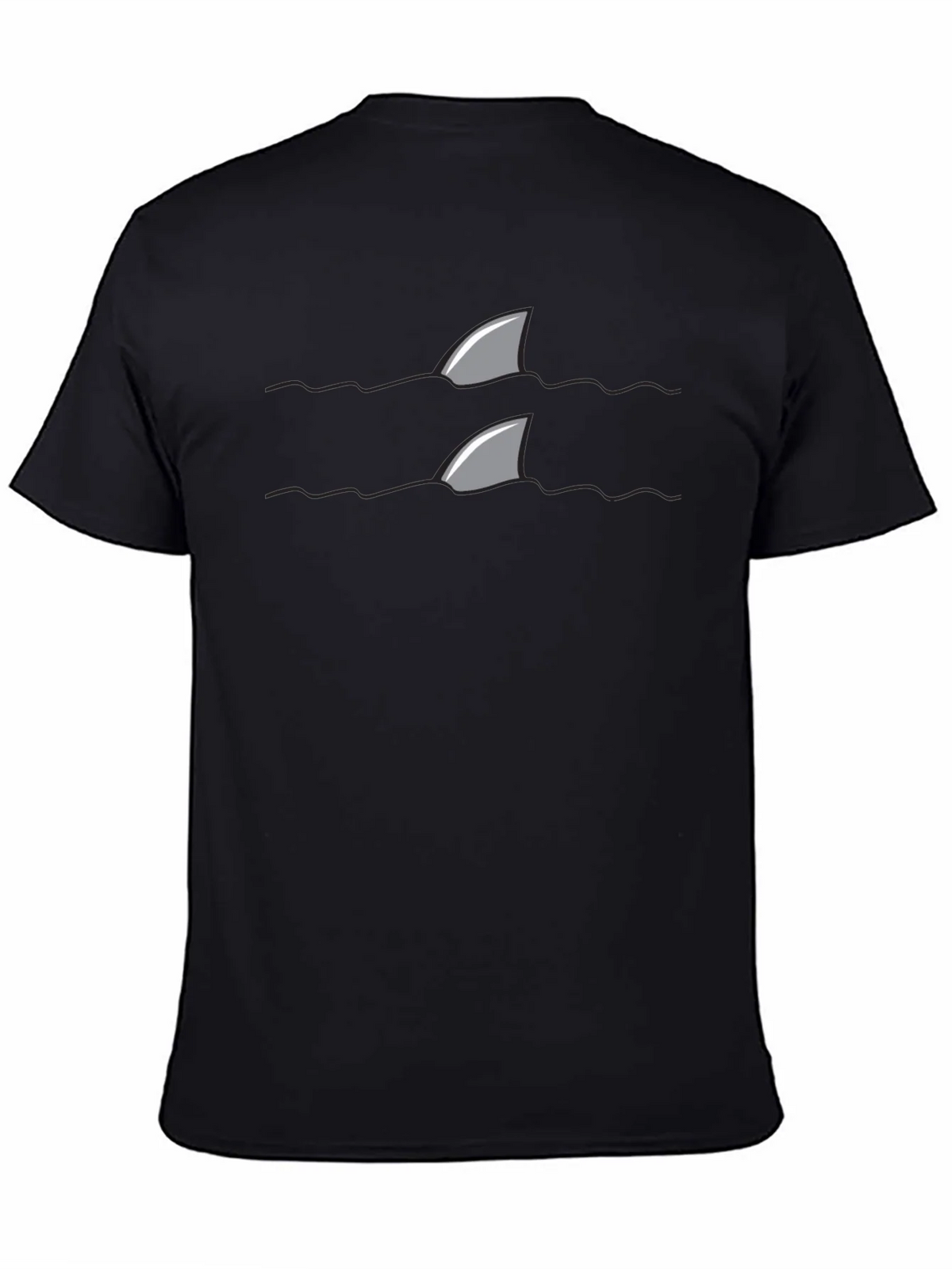 Shark Fin Tee - Danger Below Novelty T-Shirt product image 4