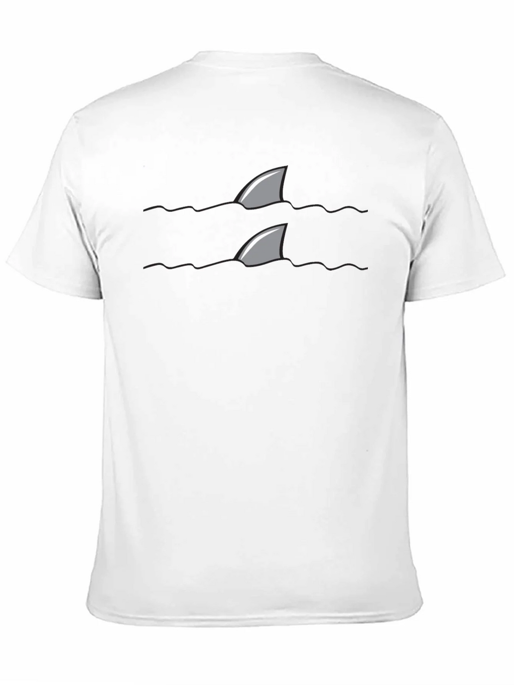 Shark Fin Tee - Danger Below Novelty T-Shirt product image 10
