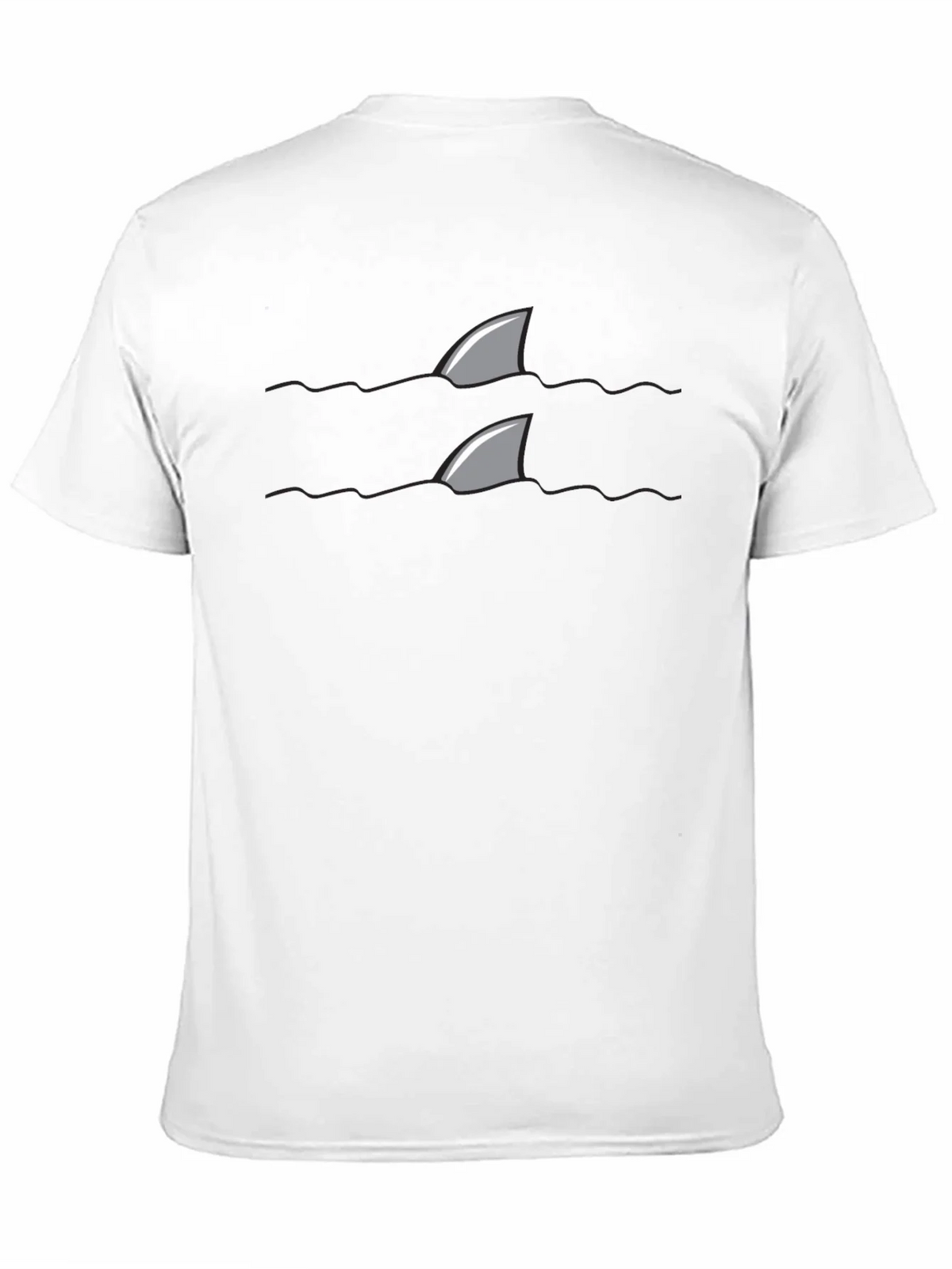 Shark Fin Tee - Danger Below Novelty T-Shirt product image 10