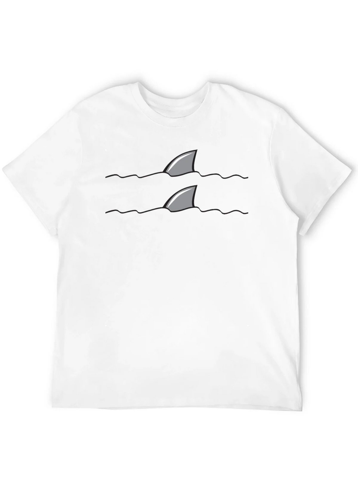 Shark Fin Tee - Danger Below Novelty T-Shirt product image 11