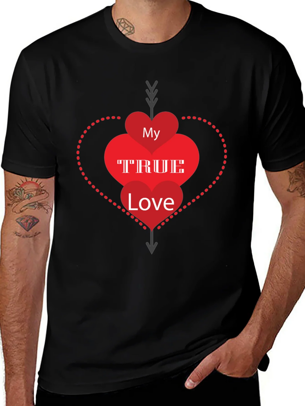 My True Love Graphic Tee - Black product image 1