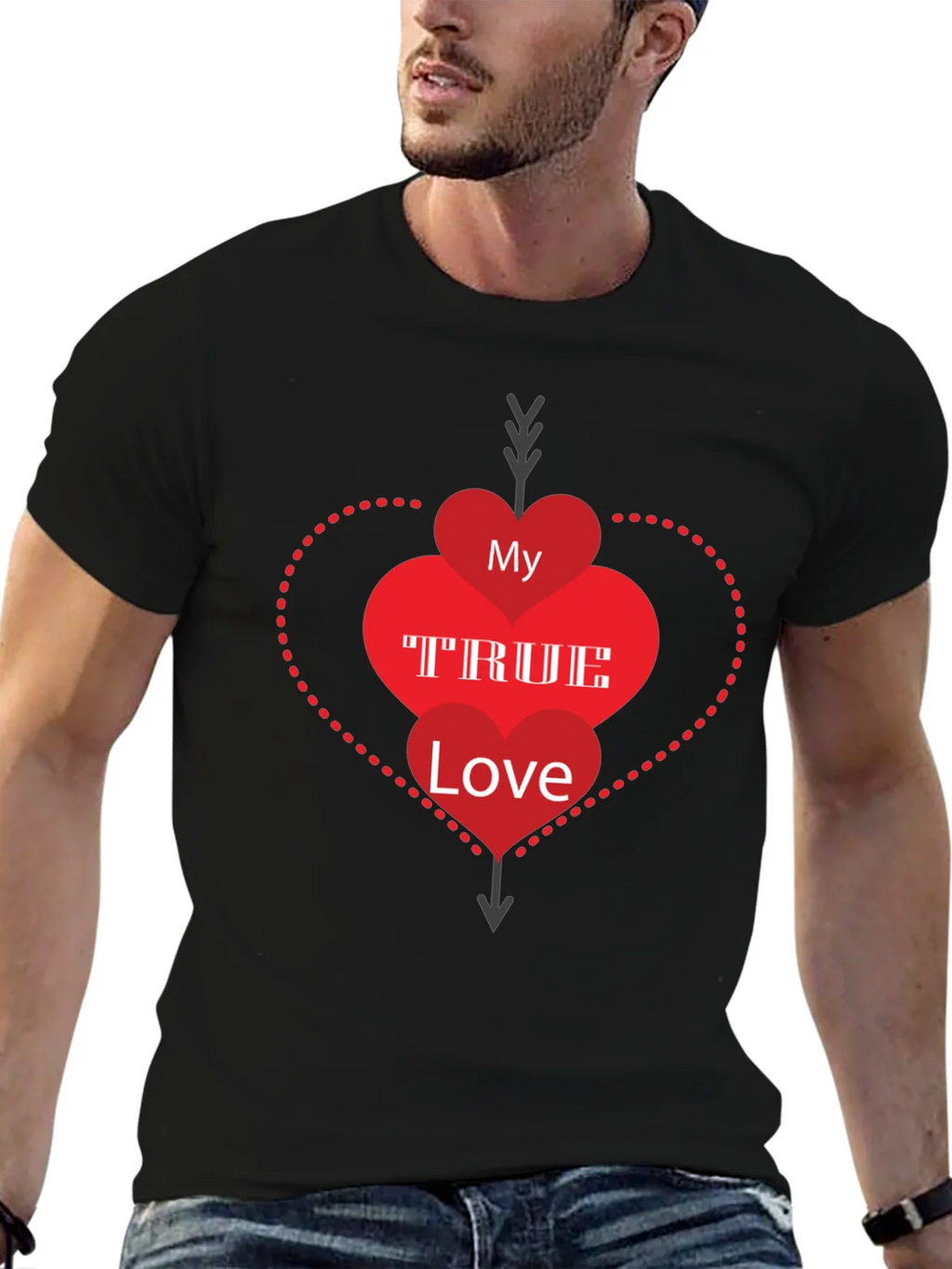 My True Love Graphic Tee - Black product image 6