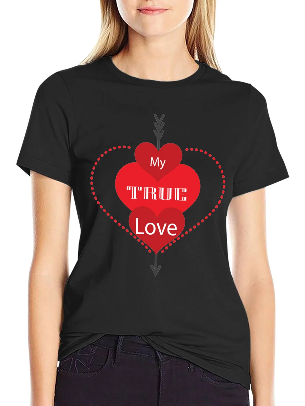 My True Love Graphic Tee - Black product image 2