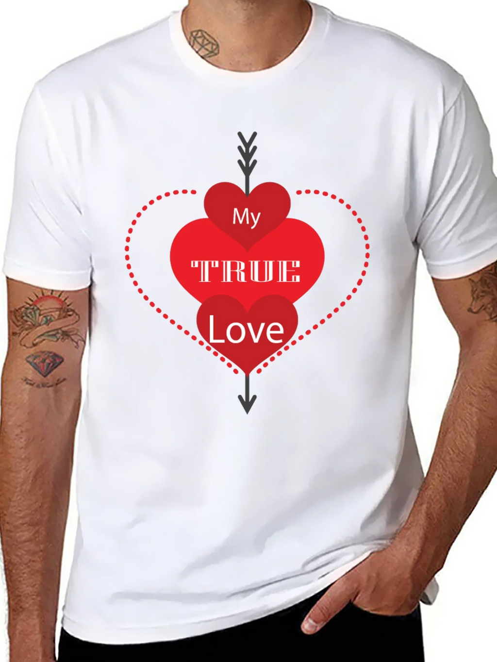 My True Love Graphic Tee - Black product image 7