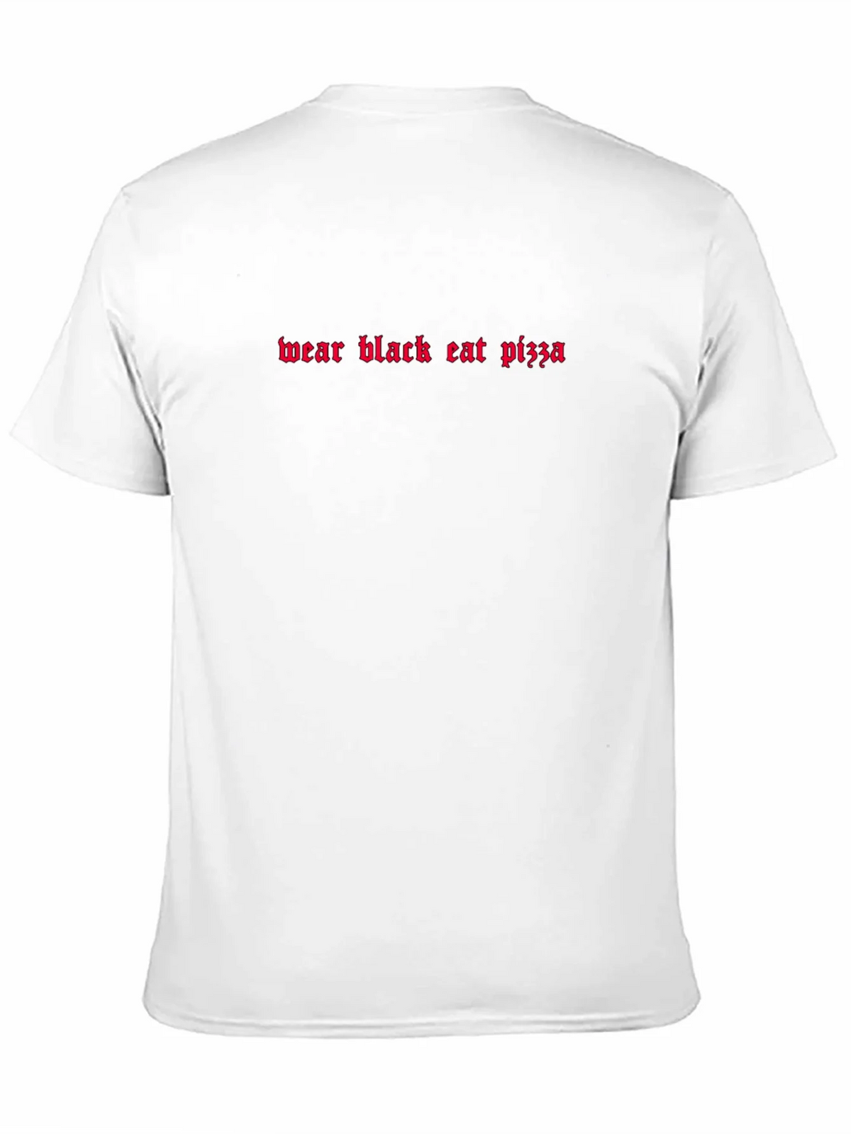 Wear Black Eat Pizza Graphic Tee - T-Shirt product image 10