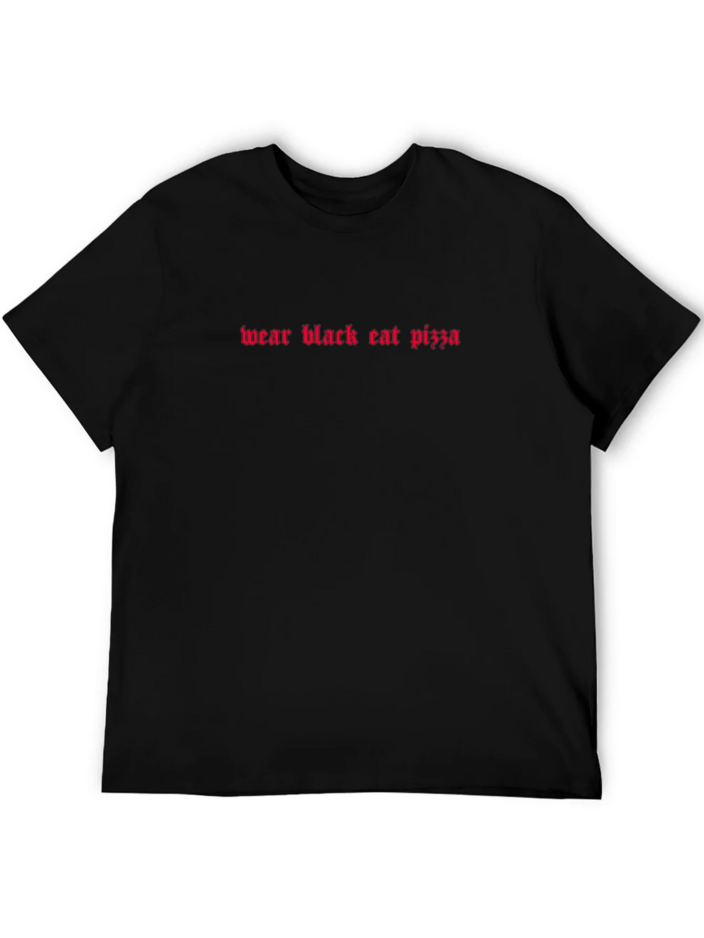 Wear Black Eat Pizza Graphic Tee - T-Shirt product image 5