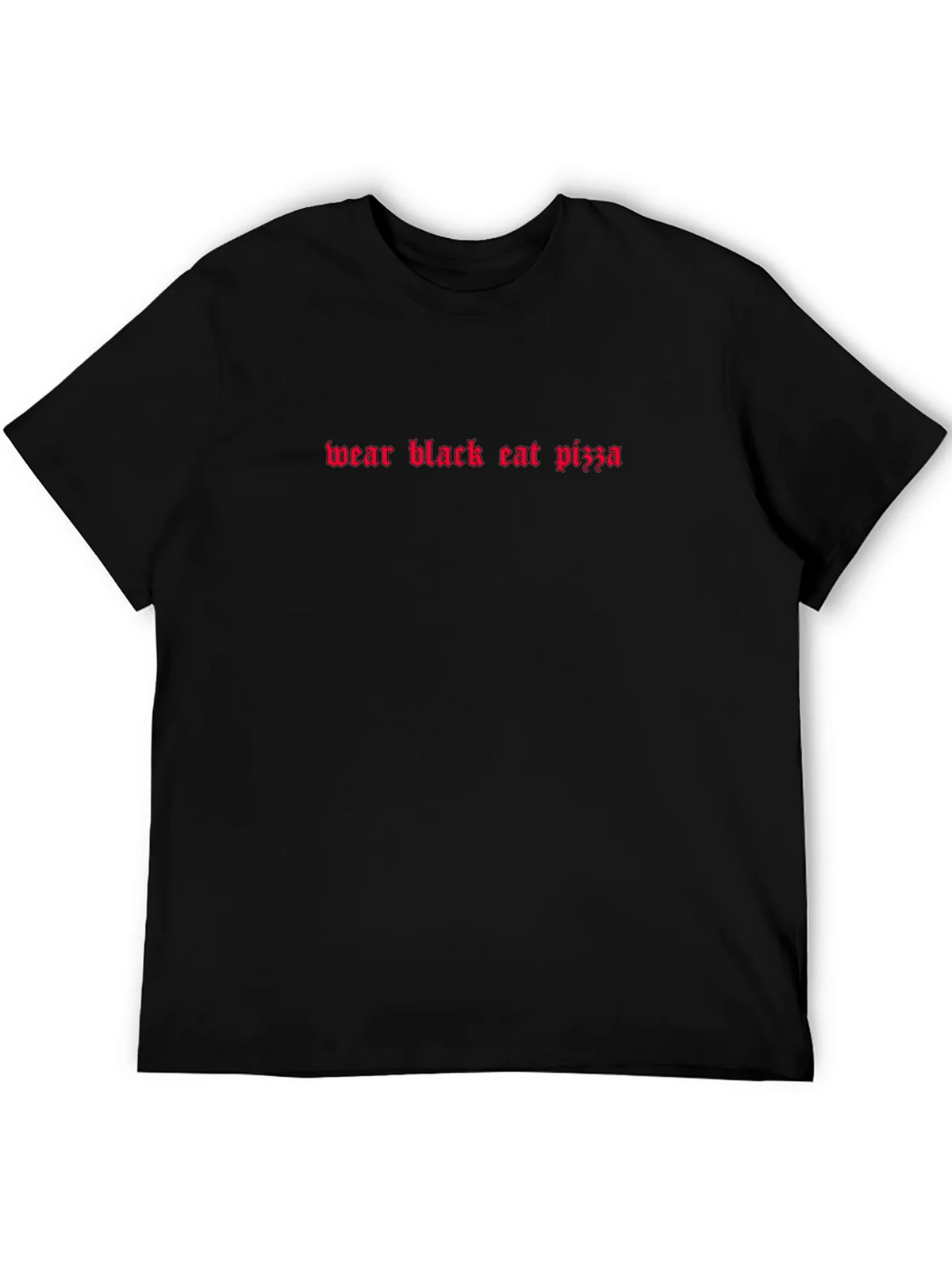 Wear Black Eat Pizza Graphic Tee - T-Shirt product image 5