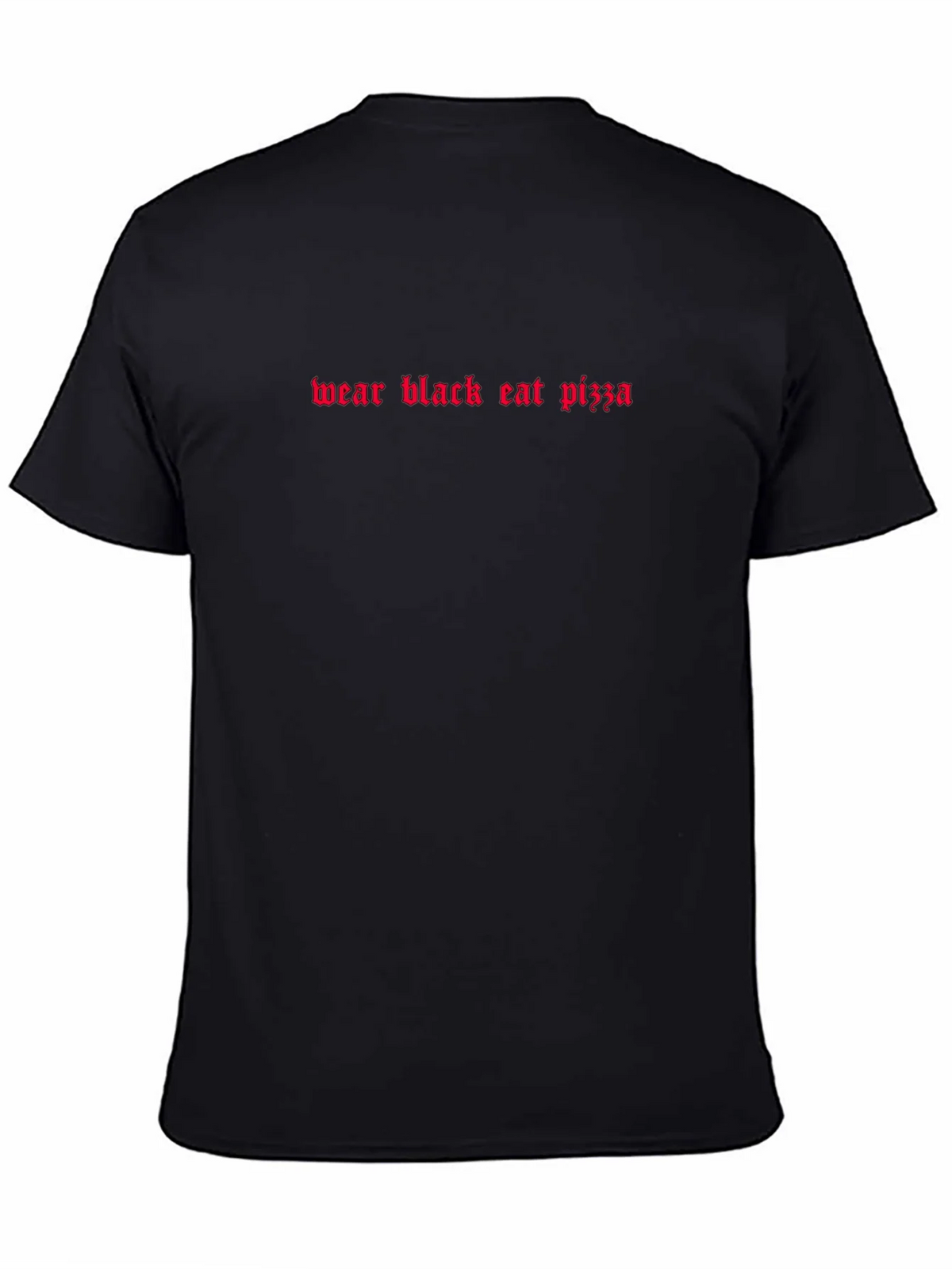 Wear Black Eat Pizza Graphic Tee - T-Shirt product image 4