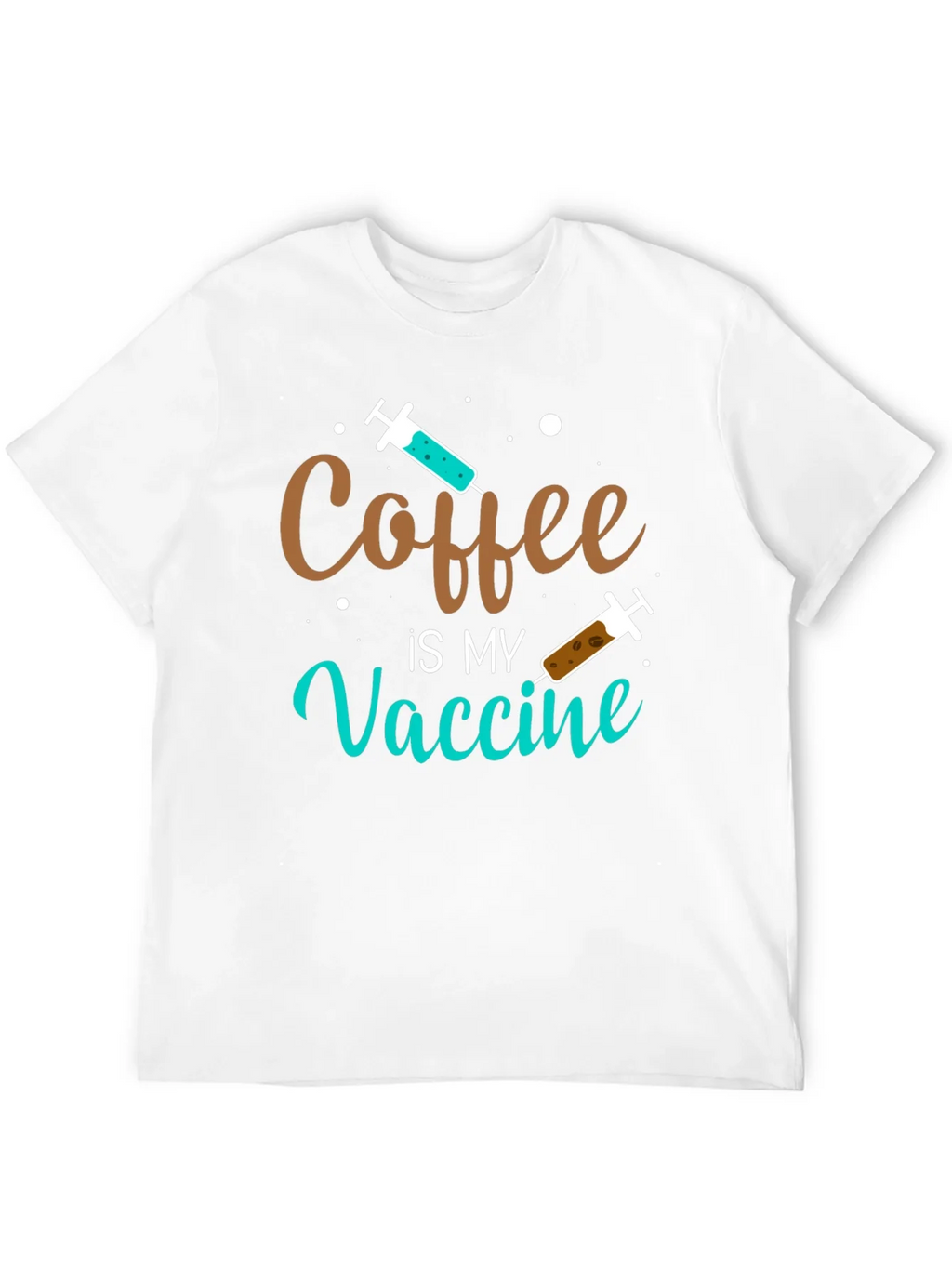 Coffee is My Vaccine T-Shirt - Funny & Comfortable product image 11