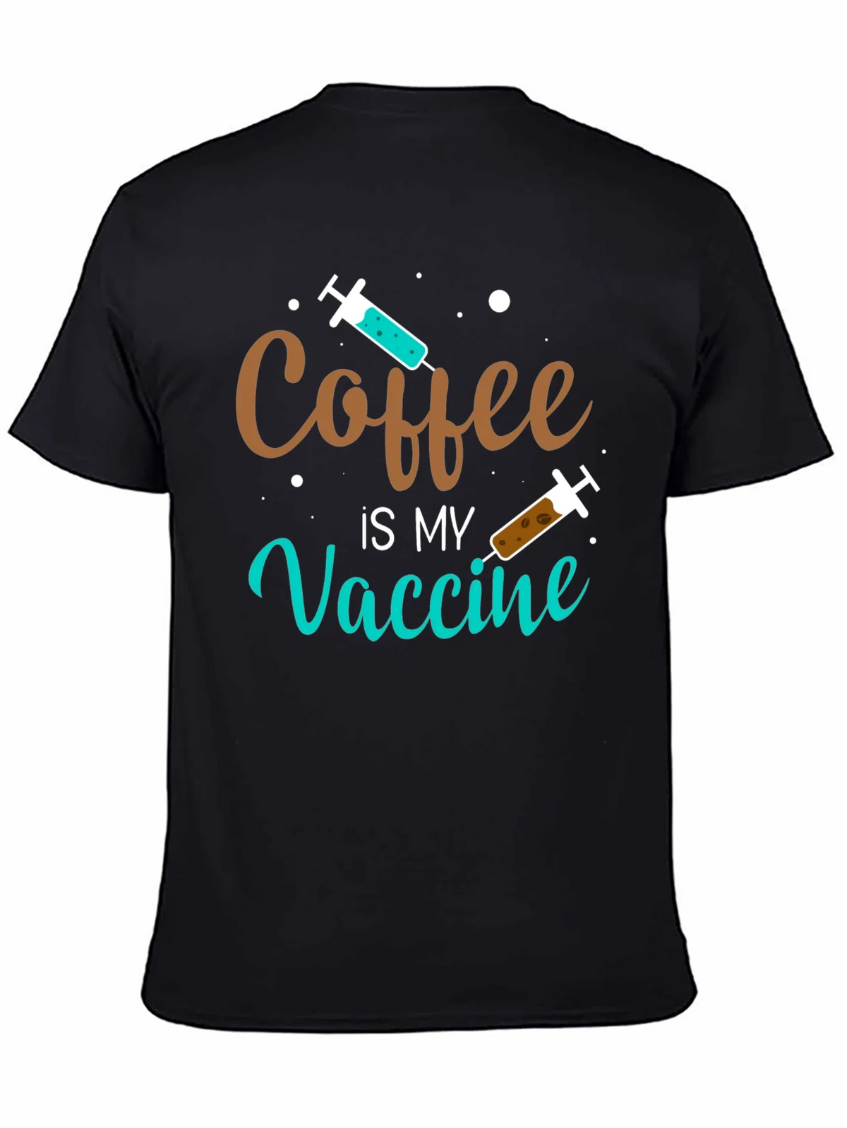 Coffee is My Vaccine T-Shirt - Funny & Comfortable product image 4