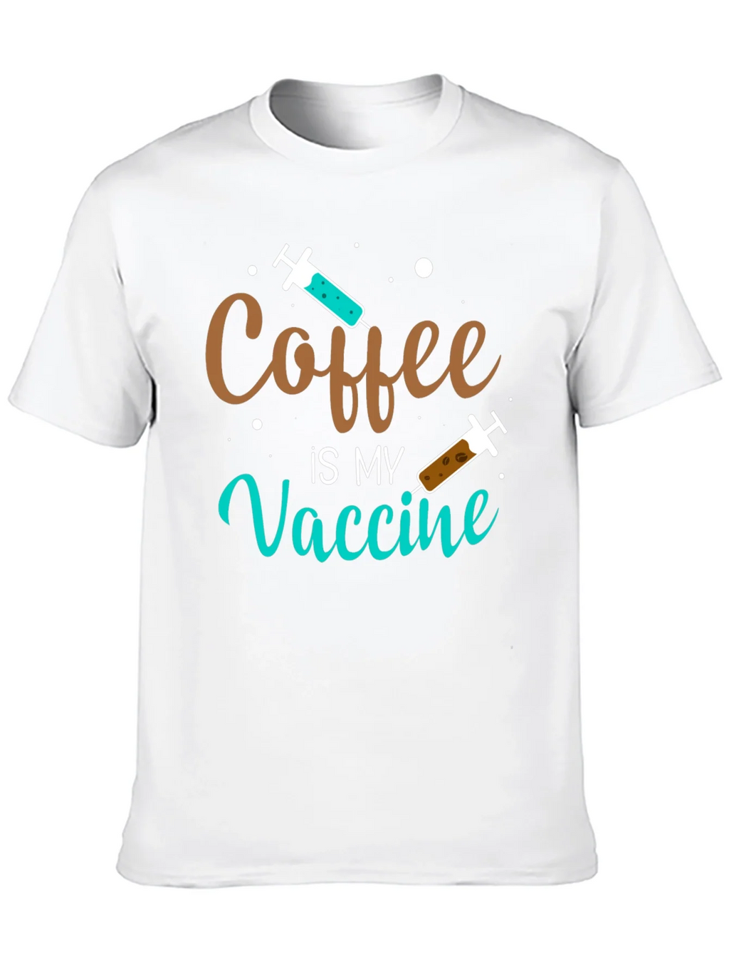 Coffee is My Vaccine T-Shirt - Funny & Comfortable product image 9