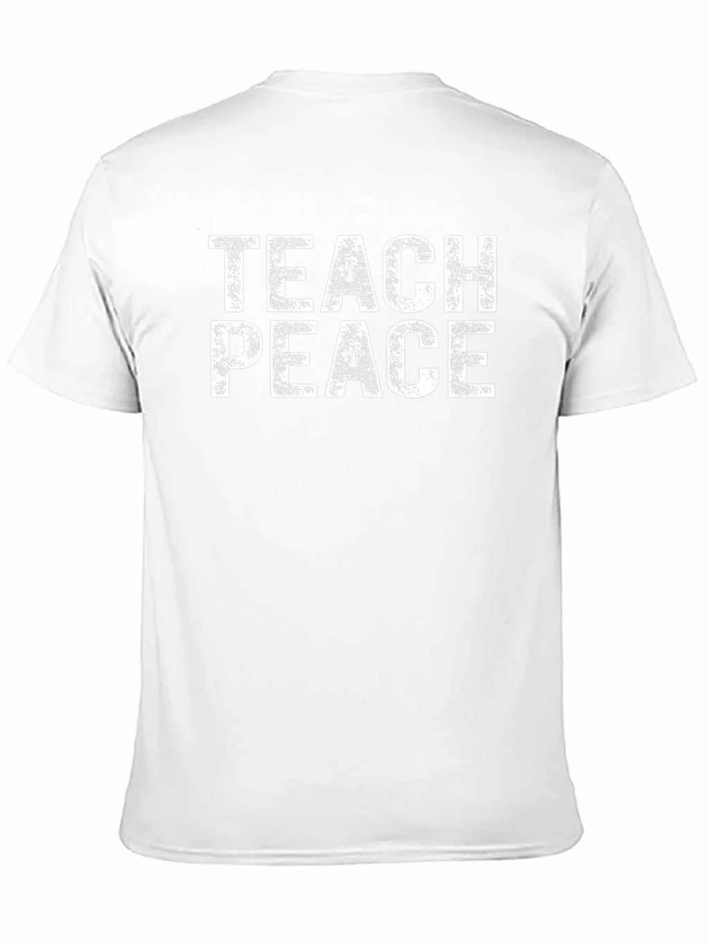 Teach Peace Graphic Tee - Black Cotton T-Shirt product image 10