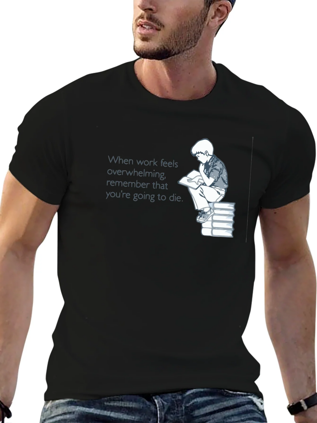 Mortality Reminder T-Shirt - Dark Humor Tee product image 6